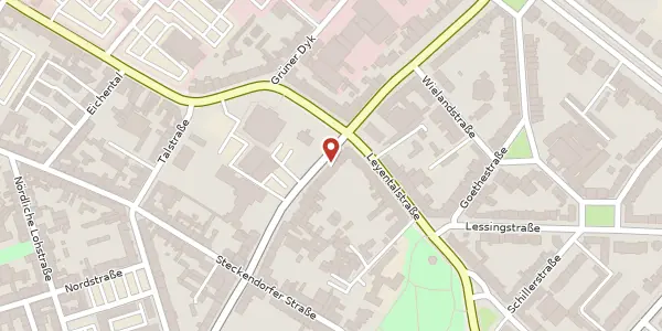 Karte der Umgebung von Moerser Str. 57, 47798 Krefeld
