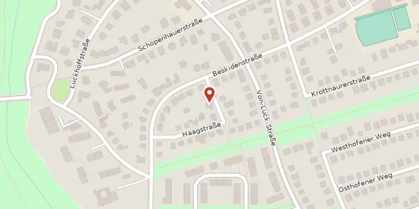 Karte der Umgebung von Haagstraße 6, 14129 Berlin