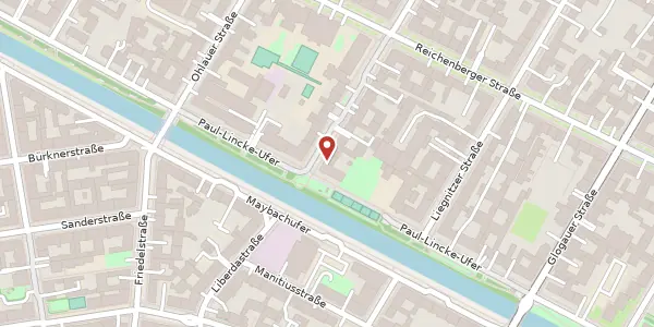 Karte der Umgebung von Forster Straße 36, 10999 Berlin