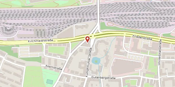 Karte der Umgebung von Kumpfmühler Straße 30, 93051 Regensburg
