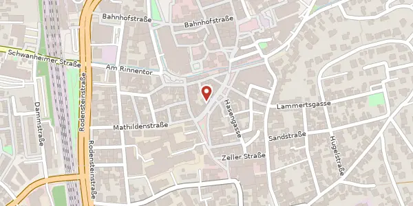 Karte der Umgebung von Hauptstr. 65, 64625 Bensheim
