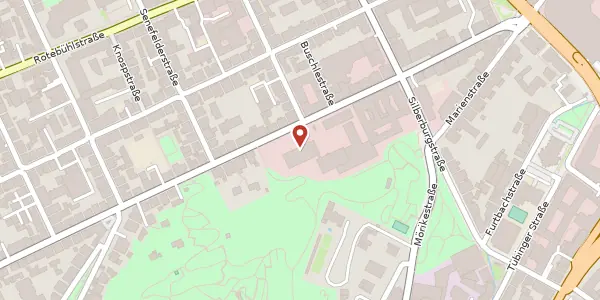 Karte der Umgebung von Reinsburgstraße 27, 70178 Stuttgart