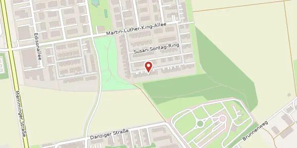Karte der Umgebung von Susan-Sontag-Ring 29, 89231 Neu-Ulm