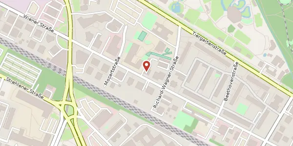 Karte der Umgebung von Wiener Straße 49, 01219 Dresden