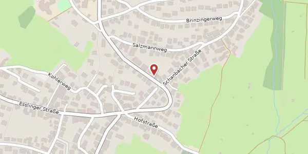 Karte der Umgebung von Liebersbronner Straße 22, 73732 Esslingen