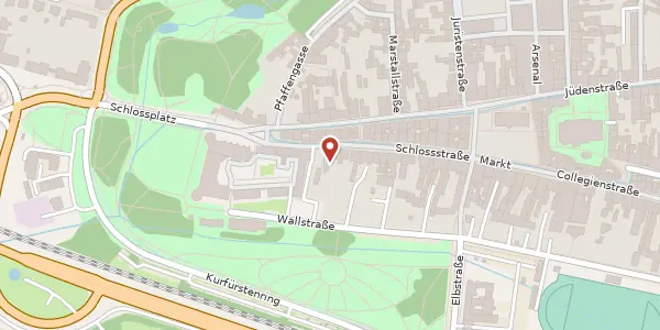 Karte der Umgebung von Schloßstraße 13, 06886 Lutherstadt Wittenberg