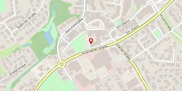 Karte der Umgebung von Woerdener Str. 3, 33803 Steinhagen