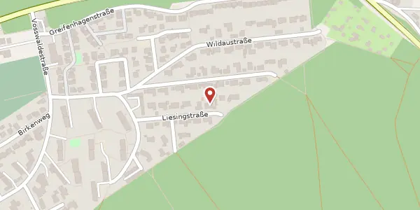 Karte der Umgebung von Liesingstr. 11, 63457 Hanau
