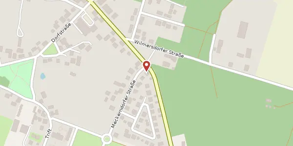 Karte der Umgebung von Meckerndorfer Straße 2, 15526 Bad Saarow-Pieskow