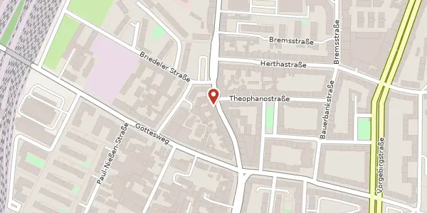 Karte der Umgebung von Höninger Weg 172, 50969 Köln