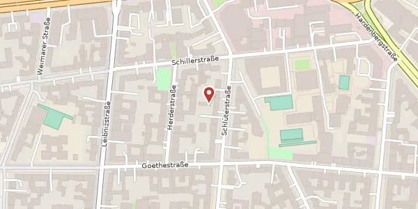 Karte der Umgebung von Schlüterstraße 05-6, 10625 Berlin