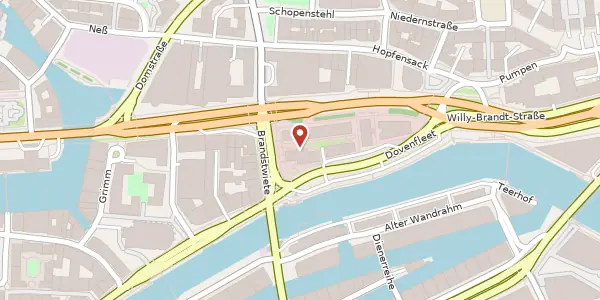 Karte der Umgebung von Brandstwiete 3, 20457 Hamburg