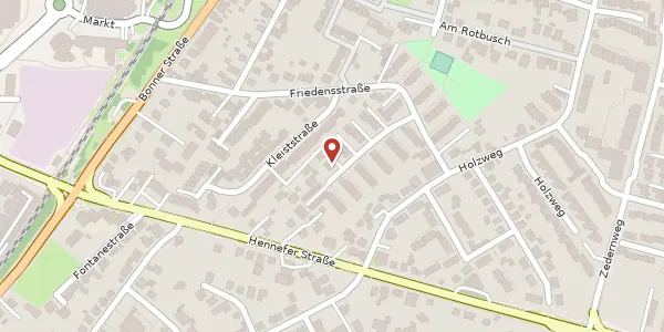Karte der Umgebung von Friedensstr. 59, 53757 Sankt Augustin