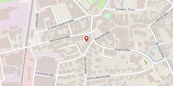 Karte der Umgebung von Deichstr. 6, 49393 Lohne