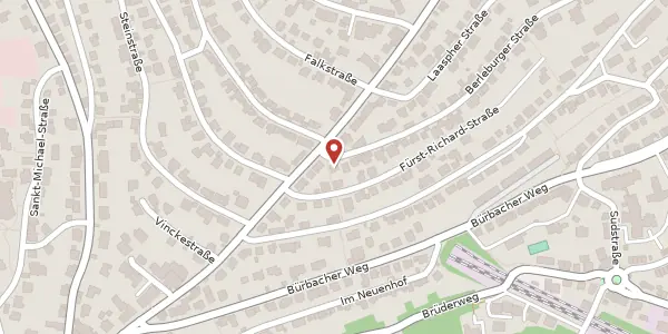 Karte der Umgebung von Berleburger Str. 2, 57072 Siegen