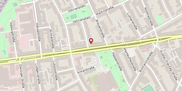 Karte der Umgebung von Mülheimer Str. 85, 47058 Duisburg