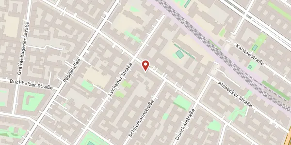 Karte der Umgebung von Stargarder Straße 21, 10437 Berlin