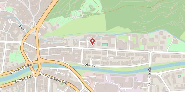 Karte der Umgebung von Kartäuserstraße 37, 79102 Freiburg im Breisgau