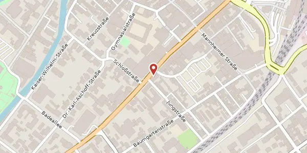 Karte der Umgebung von Salinenstr. 37, 55543 Bad Kreuznach