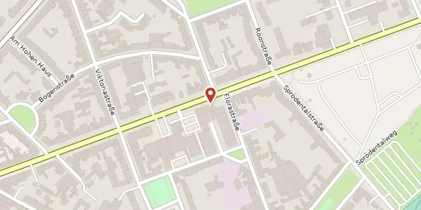 Karte der Umgebung von Uerdinger Str. 125, 47799 Krefeld