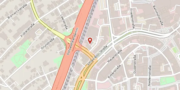 Karte der Umgebung von Am Zwinger 2, 33602 Bielefeld