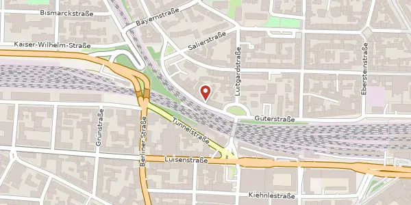 Karte der Umgebung von Güterstraße 9, 75177 Pforzheim