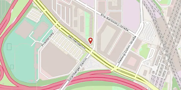Karte der Umgebung von Sachsendamm 65, 10829 Berlin