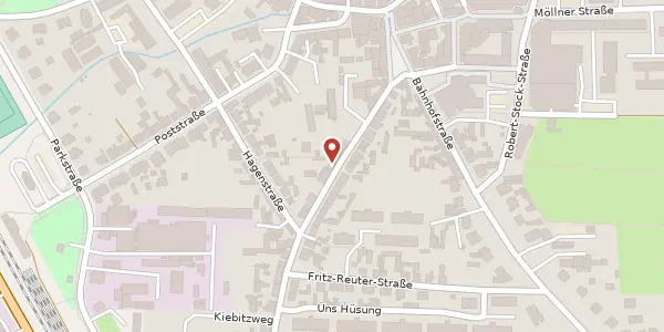 Karte der Umgebung von Friedrich-Heincke-Straße 12, 19230 Hagenow