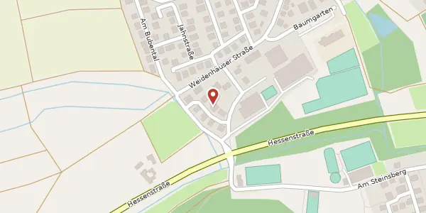 Karte der Umgebung von Alte Gärtnerei 7, 35625 Hüttenberg