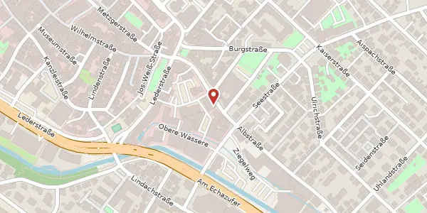 Karte der Umgebung von Albstraße 16-18, 72764 Reutlingen