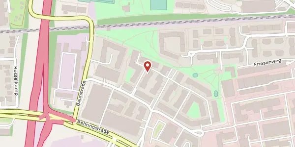 Karte der Umgebung von Jürgen-Töpfer-Straße 27, 22763 Hamburg