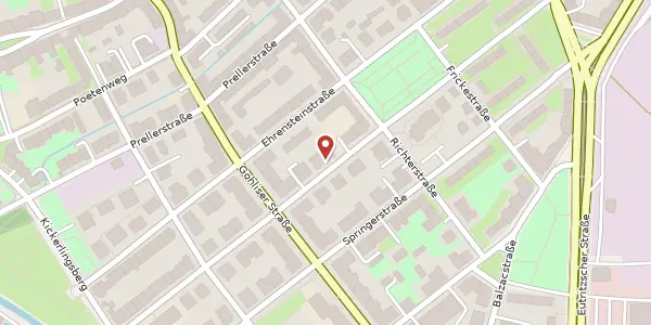 Karte der Umgebung von Trufanowstraße 35, 04105 Leipzig