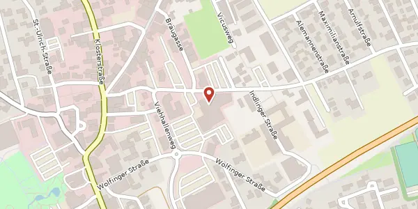 Karte der Umgebung von Indlinger Str. 8 a, 94060 Pocking