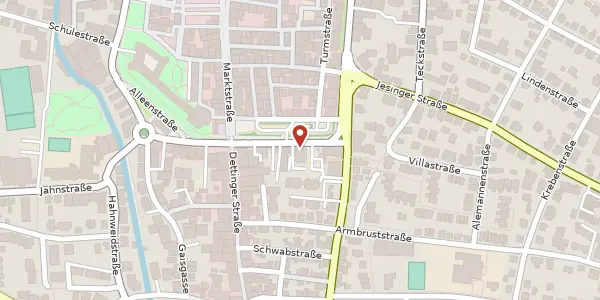 Karte der Umgebung von Alleenstraße 66, 73230 Kirchheim/Teck