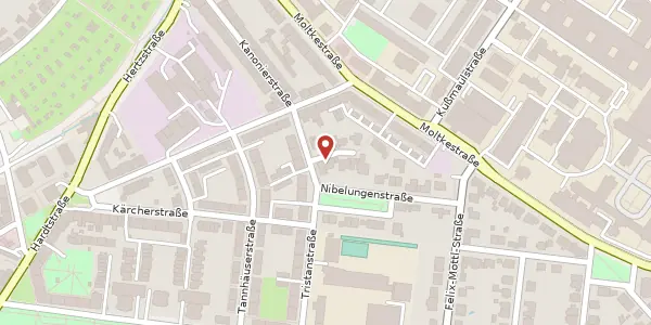 Karte der Umgebung von Isoldestraße 15, 76185 Karlsruhe
