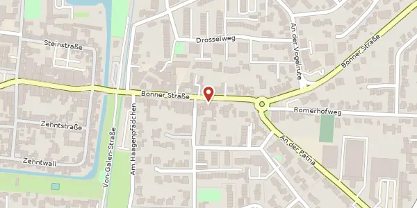 Karte der Umgebung von Bonner Str. 58, 50374 Erftstadt