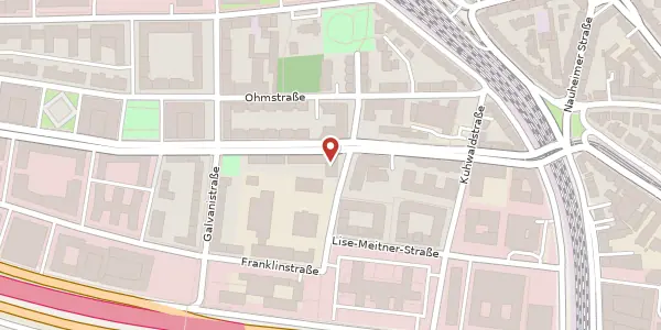 Karte der Umgebung von Voltastr. 31, 60486 Frankfurt