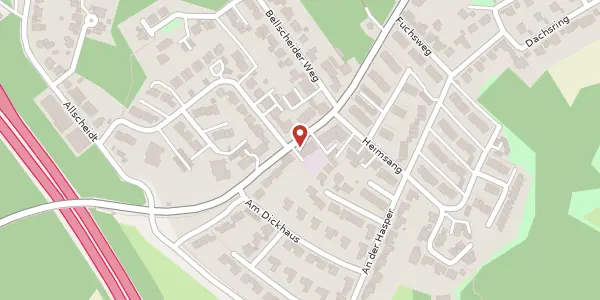 Karte der Umgebung von Eggerscheidter Str. 121, 40883 Ratingen