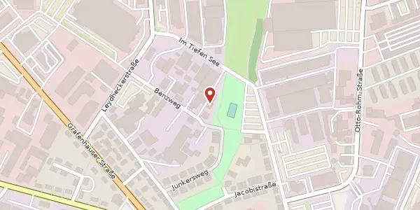 Karte der Umgebung von Benzweg 14, 64293 Darmstadt