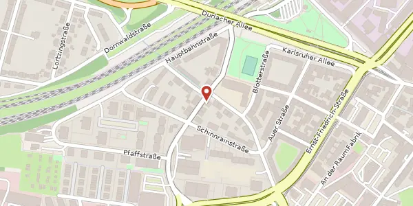 Karte der Umgebung von Raiherwiesenstraße 5, 76227 Karlsruhe