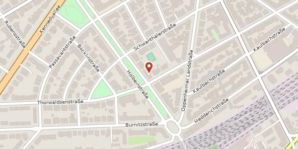 Karte der Umgebung von Holbeinstr. 51, 60596 Frankfurt