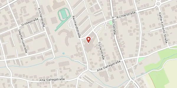 Karte der Umgebung von Reinhardtstraße 56, 07318 Saalfeld