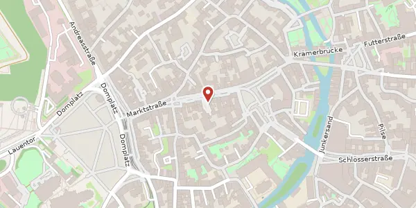 Karte der Umgebung von Marktstraße 5, 99084 Erfurt