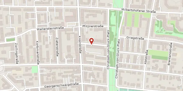 Karte der Umgebung von Humperdinckstr. 8, 80807 München