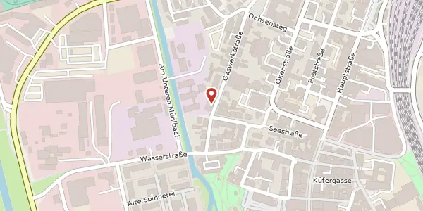 Karte der Umgebung von Gaswerkstraße 7, 77652 Offenburg