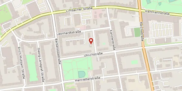 Karte der Umgebung von Borssendorfstraße 8, 09112 Chemnitz
