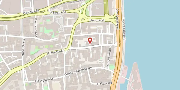 Karte der Umgebung von Filzengraben 15 - 17, 50676 Köln