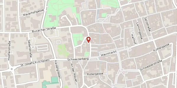 Karte der Umgebung von Herrenstr. 9, 87700 Memmingen