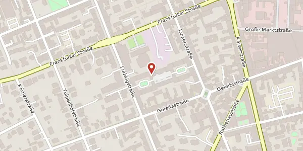 Karte der Umgebung von Ludwigstr. 57, 63067 Offenbach