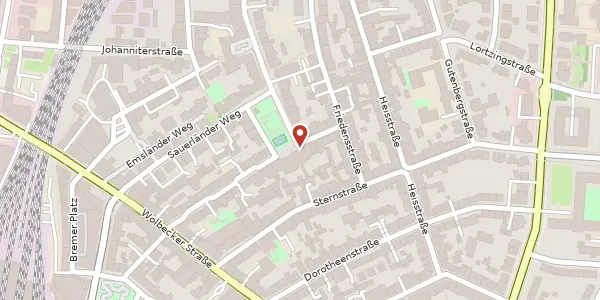 Karte der Umgebung von Diepenbrockstr. 32, 48145 Münster